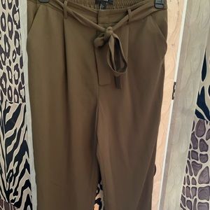Olive green dress pants